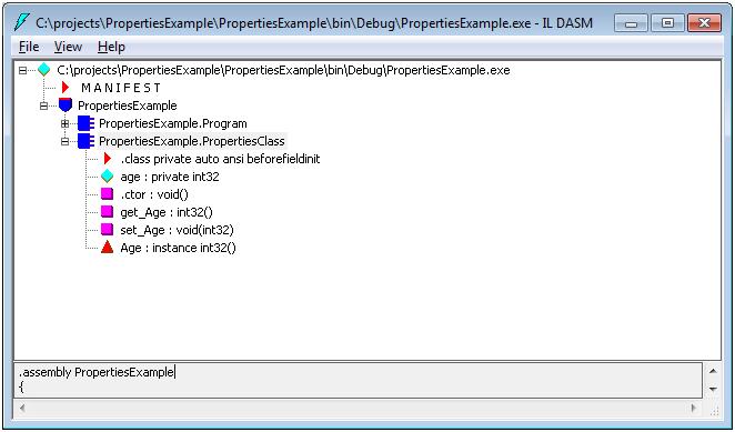 Figure 1: IL DASM screenshot