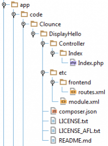 Magento 2 Basic module structure