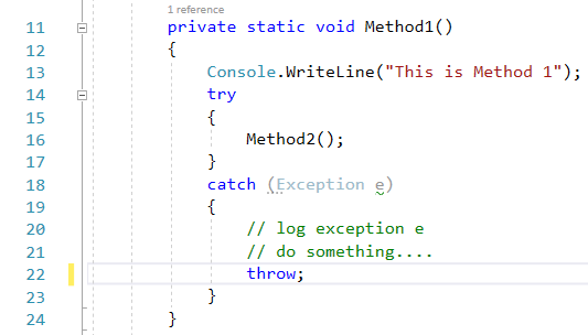 C# throw vs throw exception –